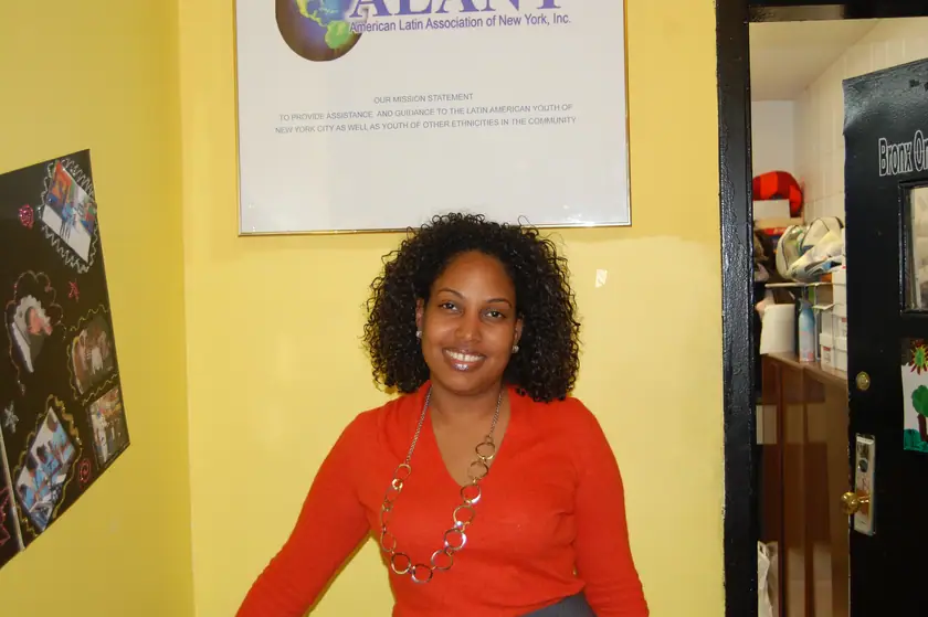 At the ALANY office, under the mission statement