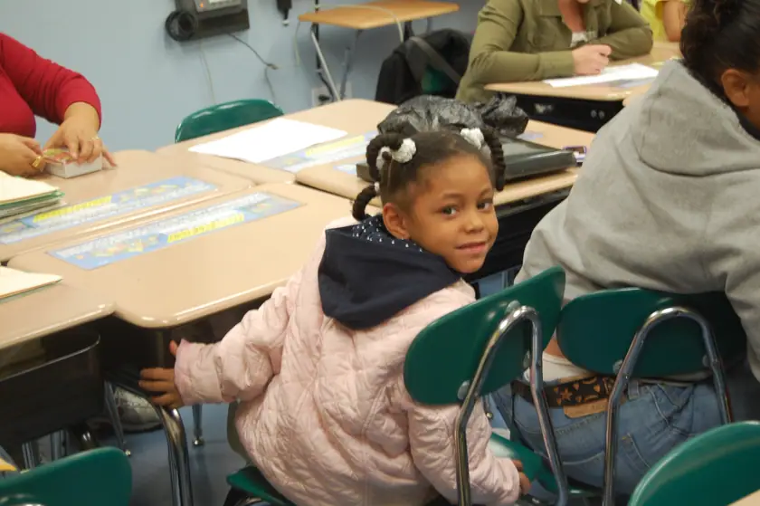 One of the youngest in the room